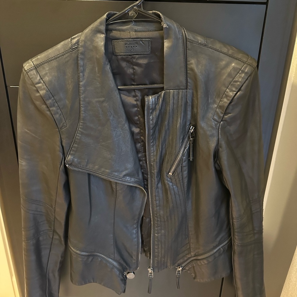 Blank NYC Black Leather Jacket